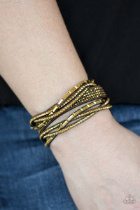 Tough Girl Glamour - Brass Bracelet