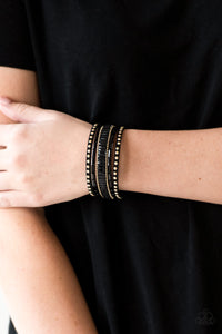 Rock Star Rocker - Gold Bracelet