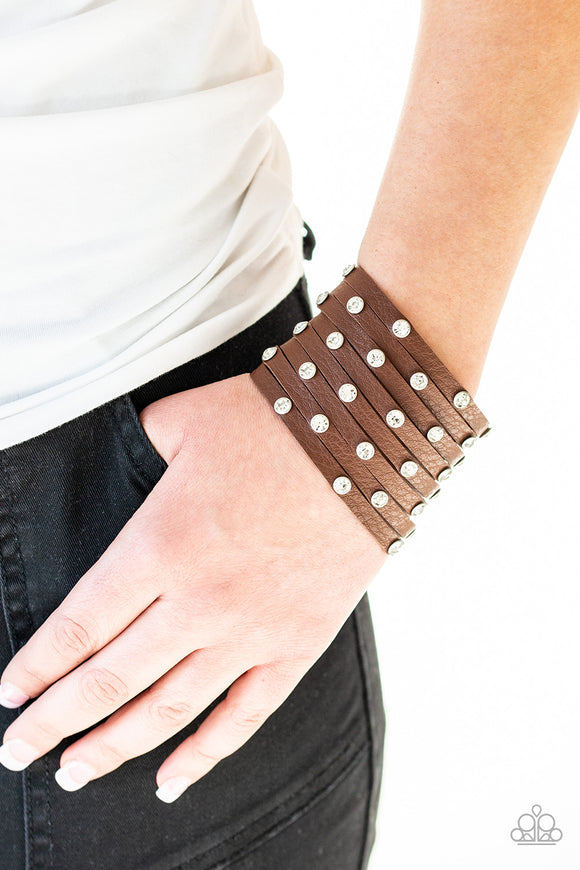 Sass Squad - Brown Bracelet