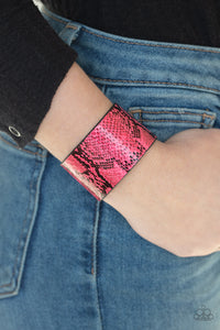 Its a Jungle Out There - Pink Bracelet