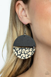 Jungle Catwalk- Black Earring