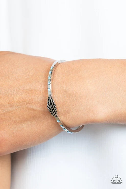 Free Spirited Shimmer- Blue Bracelet