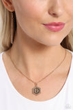 Emblematic Elegance - Gold - D Necklace