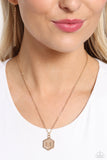 Emblematic Elegance - Gold - M Necklace