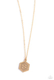 Emblematic Elegance - Gold - S-Necklace