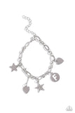 Legacy Letters - White - F Bracelet