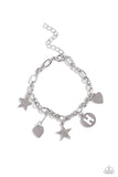 Legacy Letters - White - H Bracelet