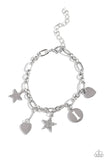 Legacy Letters - White - I Bracelet