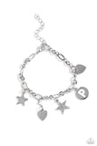 Legacy Letters - White - P Bracelet