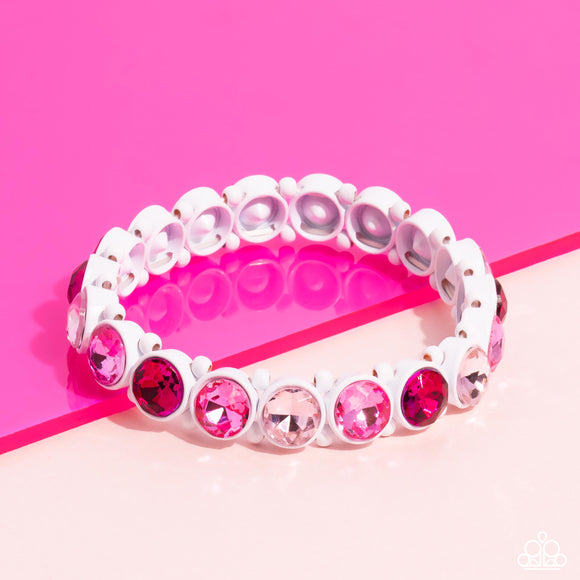 Sugar-Coated Sparkle - Pink Bracelet