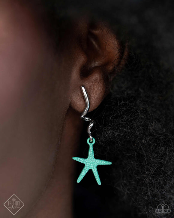 Written in the STARFISH - Blue Earring