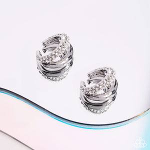 Sizzling Spotlight - White Earring