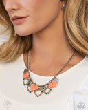 Look the HEART - Orange Necklace