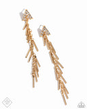 Linear Landmark - Gold Earring