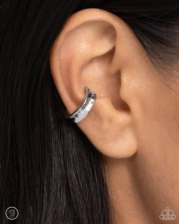 CUFF Call - Silver Earring
