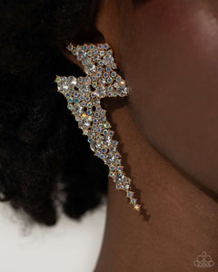 Electric Effulgence - Gold Earring