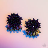 Streamlined Sass - Purple Earring