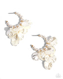 Frilly Feature - Gold Earring