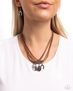 Southern Beauty - Brown Necklace