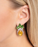 Prismatic Pineapple - Yellow Earring