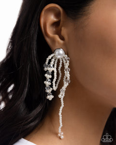 Promising Pearls - White Earring