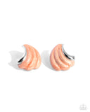 Whimsical Waves - Orange Earring