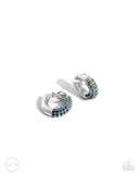 Ombré Observer - Blue Clip On Earring