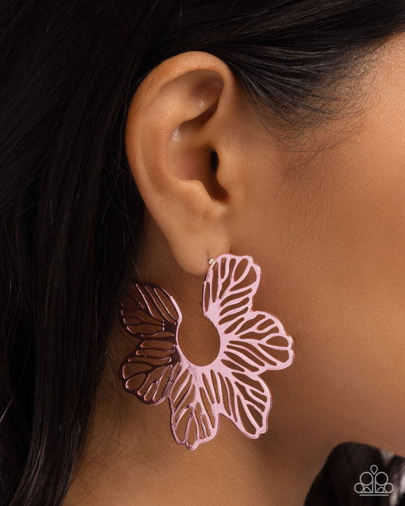 Floral Fame - Pink Earring