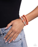 Rosy Retrospection - Orange Bracelet