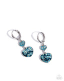 Delightful Valentines Day - Blue Earring