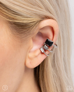 Impressive Shimmer - Silver Earring