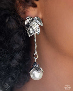 Nod to the Classics - White Earring