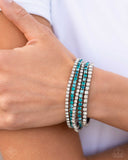 Feminine Fan - Blue Bracelet