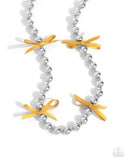 Elegant Event - Yellow Necklace