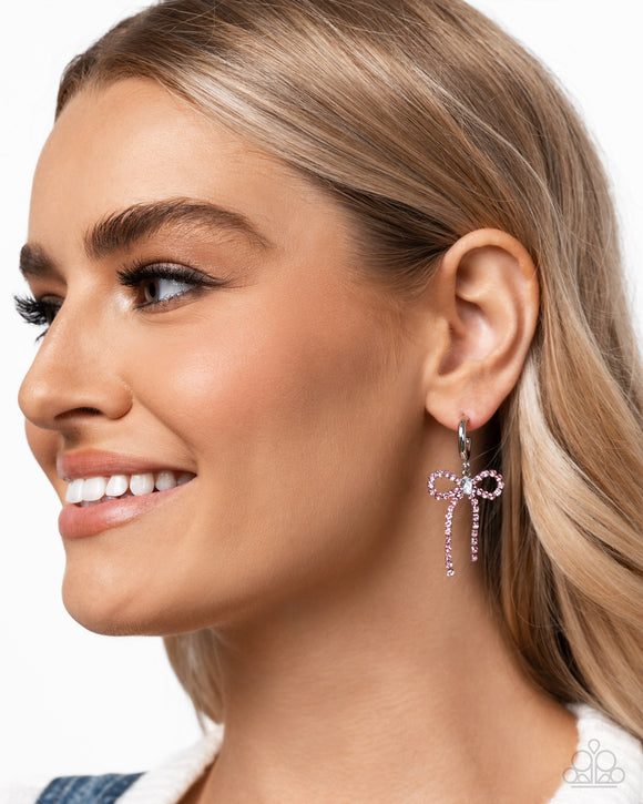 Whispering Whimsy - Pink Earring