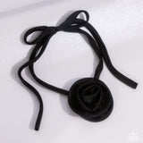 Rosette Reality - Black Necklace