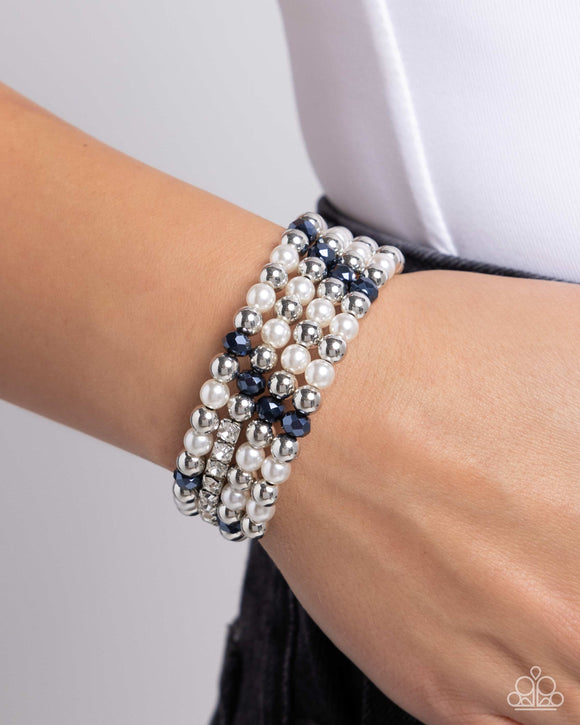 Serene Stack - Blue Bracelet