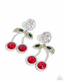 Cherry Picking- Red Post Earring