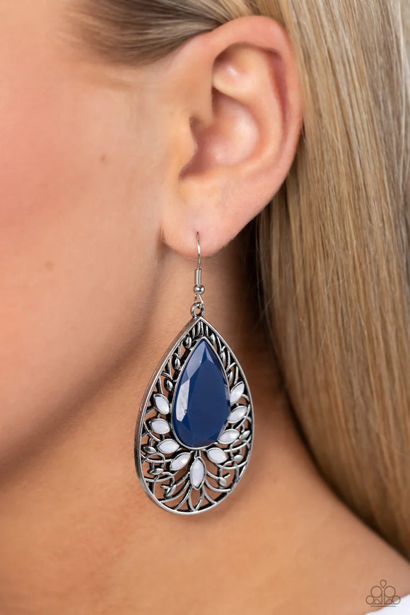 Floral Fairytale-Blue Earring