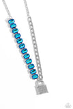 LOCK and Roll-Blue Necklace