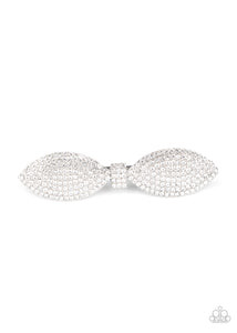 Mind-BOWing Sparkle - White Hair Clip