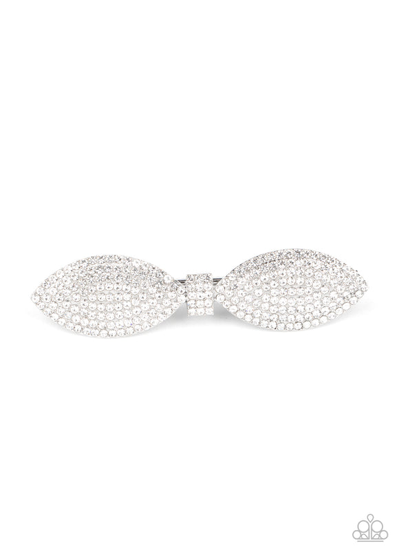 Mind-BOWing Sparkle - White Hair Clip