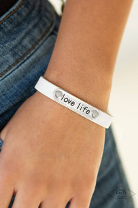 Love Life- White Bracelet