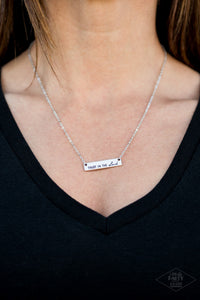 Trust in the Lord- Silver Necklace