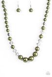 GLAM Straight- Green Necklace