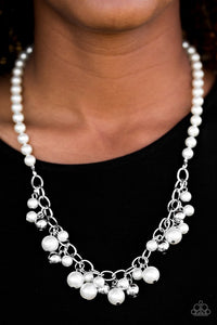 White Pearl Set- Necklace and Bracelet