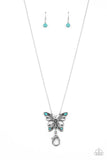 Badlands Butterfly - Blue Lanyard