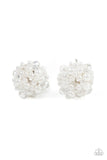 Bunches of Bubbly - White Earring