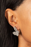 Smooth Like FLUTTER - White Earring