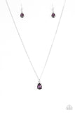 Classy Classicist- Purple Necklace